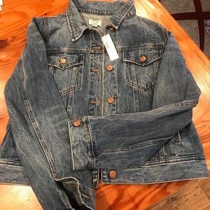 J Crew Denim Jacket size Large